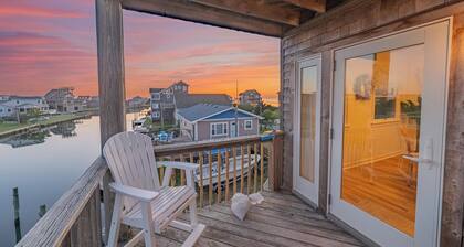 Spacious, newly remodeled, canal front home located in Avon, NC.