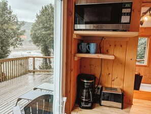 Interior - Scenic River Retreat w/ Deck •View •Lawn Games • Wood Stove (Gold Beach)