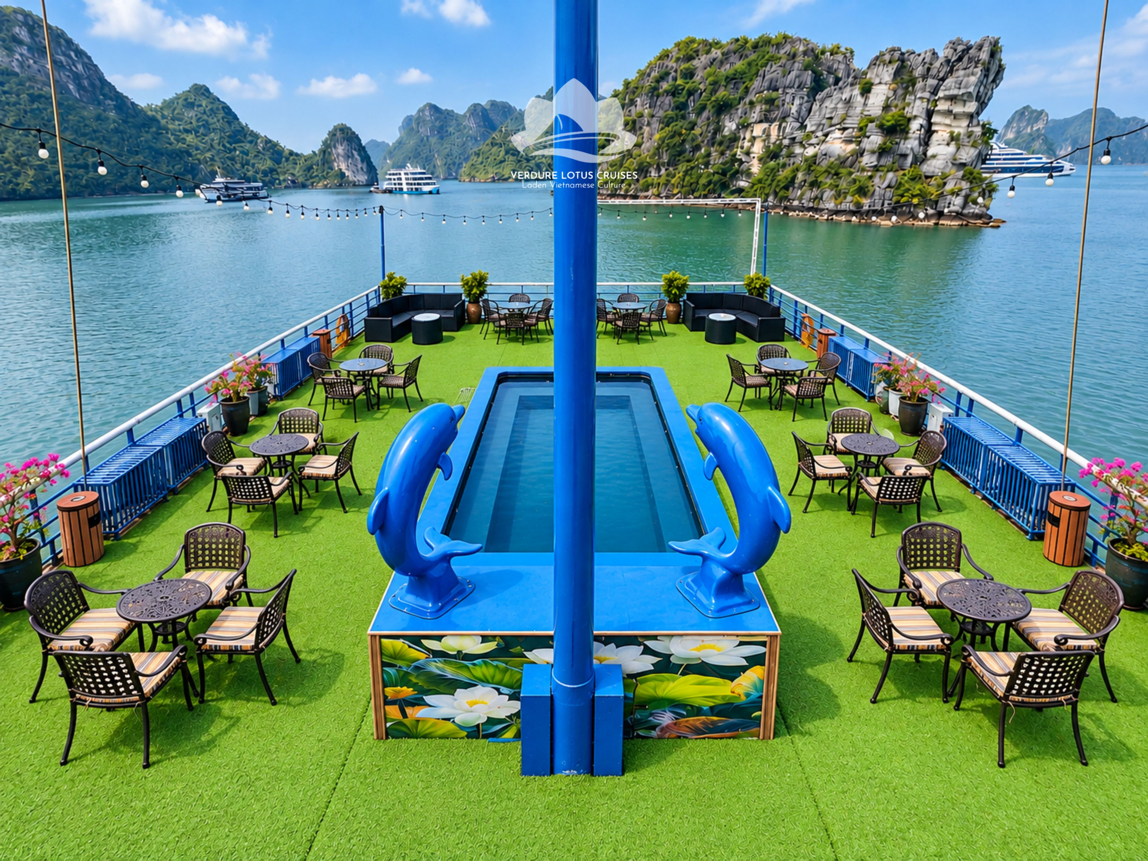 Rooftop pool