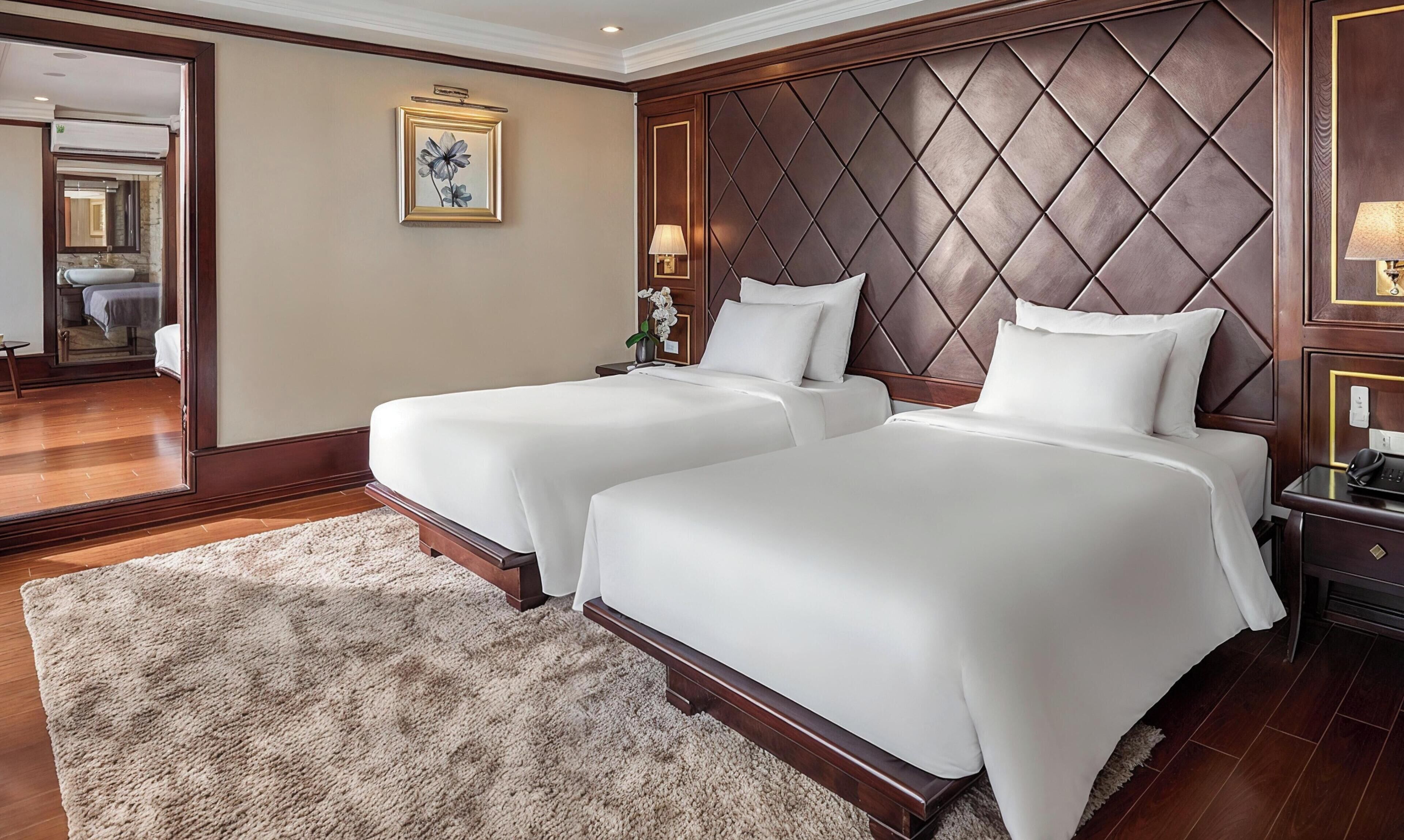 Desk, blackout drapes, soundproofing, iron/ironing board