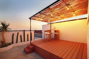 Terrasse sur le toit