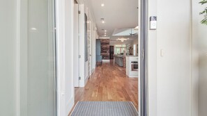 On the beach, white sand