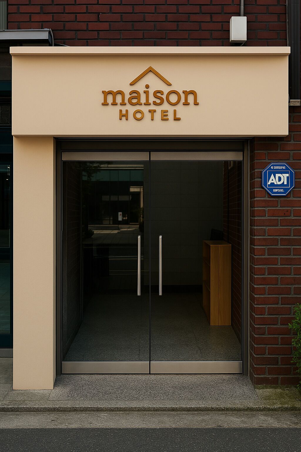 Fachada de la propiedad