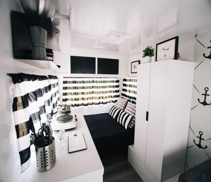 Classic-Haus, 1 Schlafzimmer | Wohnzimmer