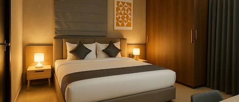 Schreibtisch, laptopgeeigneter Arbeitsplatz, kostenloses WLAN