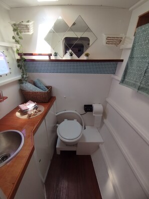 Towels, soap, toilet paper