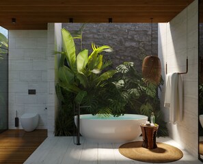 Free toiletries, hair dryer, towels, soap - Green Flow Villa 12 - 3 Bedrooms (Ubud)