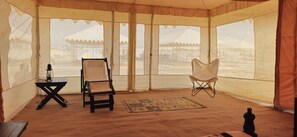 Living area - Prayagraj Cottages By Ganges View Stays (Karchana)