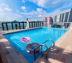Piscina en la azotea