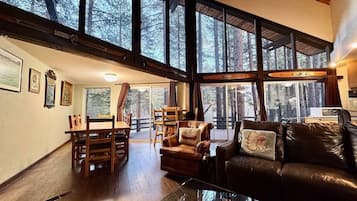 Télévision, cheminée