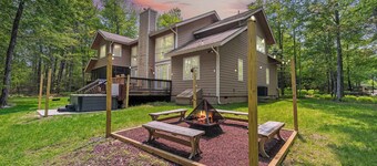 Hot Tub Cabin · Game Room · Dogs OK · Sleeps 14