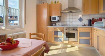 Ferienwohnung 'Helbig' mit Privatterrasse, Gemeinschaftsgarten und Wi-Fi