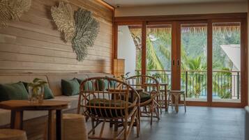 Sala de estar en el lobby