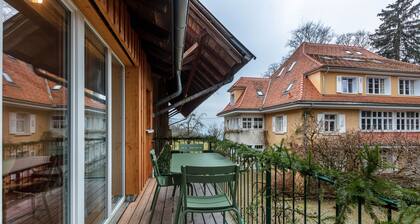 Maison de vacances 'Maisonette 1c' avec vue sur la montagne, balcon privé et Wi-Fi