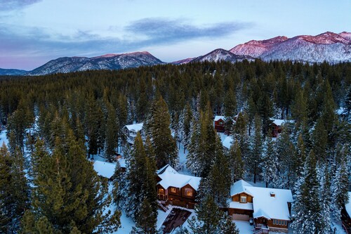 Open Interiors, Deck & Fireplace in Spacious Tahoe Cabin | Cherry Hills