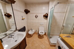Shower, hair dryer