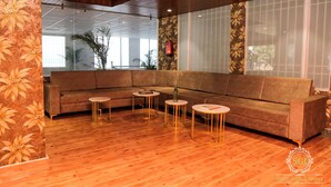 Sitteområde i lobbyen