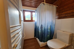 Een douche, een haardroger