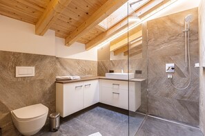 Shower, hair dryer