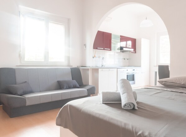 스튜디오 (Studio Apartment with Terrace) | 거실