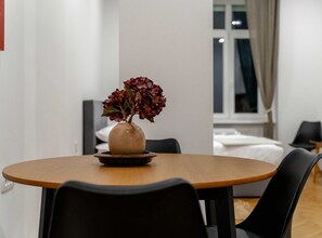 Studio (Standard Studio Apartment) | Dining room - Exclusive and Classy Apartments Downtown Ljubljana (Ljubljana)
