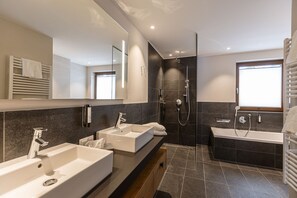 Een douche, een haardroger