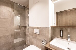 Shower, hair dryer