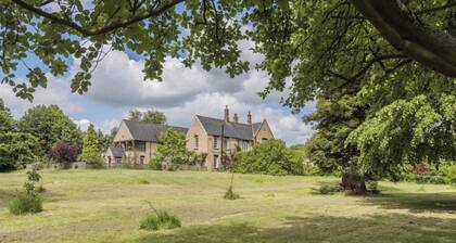 Cockayne Hatley Hall, a country house situated near to historic Cambridge