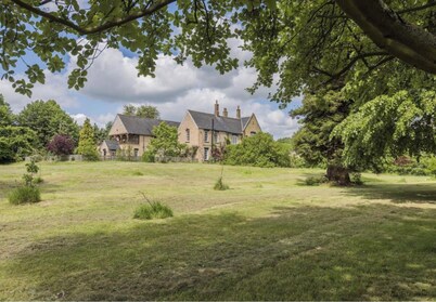 Cockayne Hatley Hall, a country house situated near to historic Cambridge