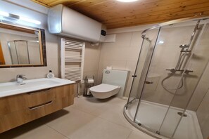 Shower, hair dryer