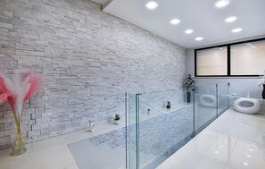 Shower, hair dryer