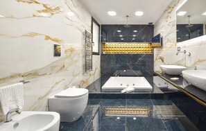 Shower, hair dryer