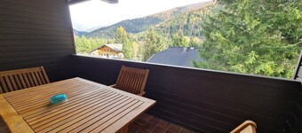 Appartement met uitzicht op bergen