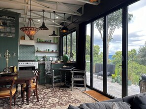 Cabane, 1 chambre, fumeur, balcon | Intérieur