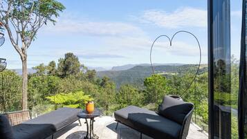 Cabin, 1 Bedroom, Smoking, Balcony | Living room