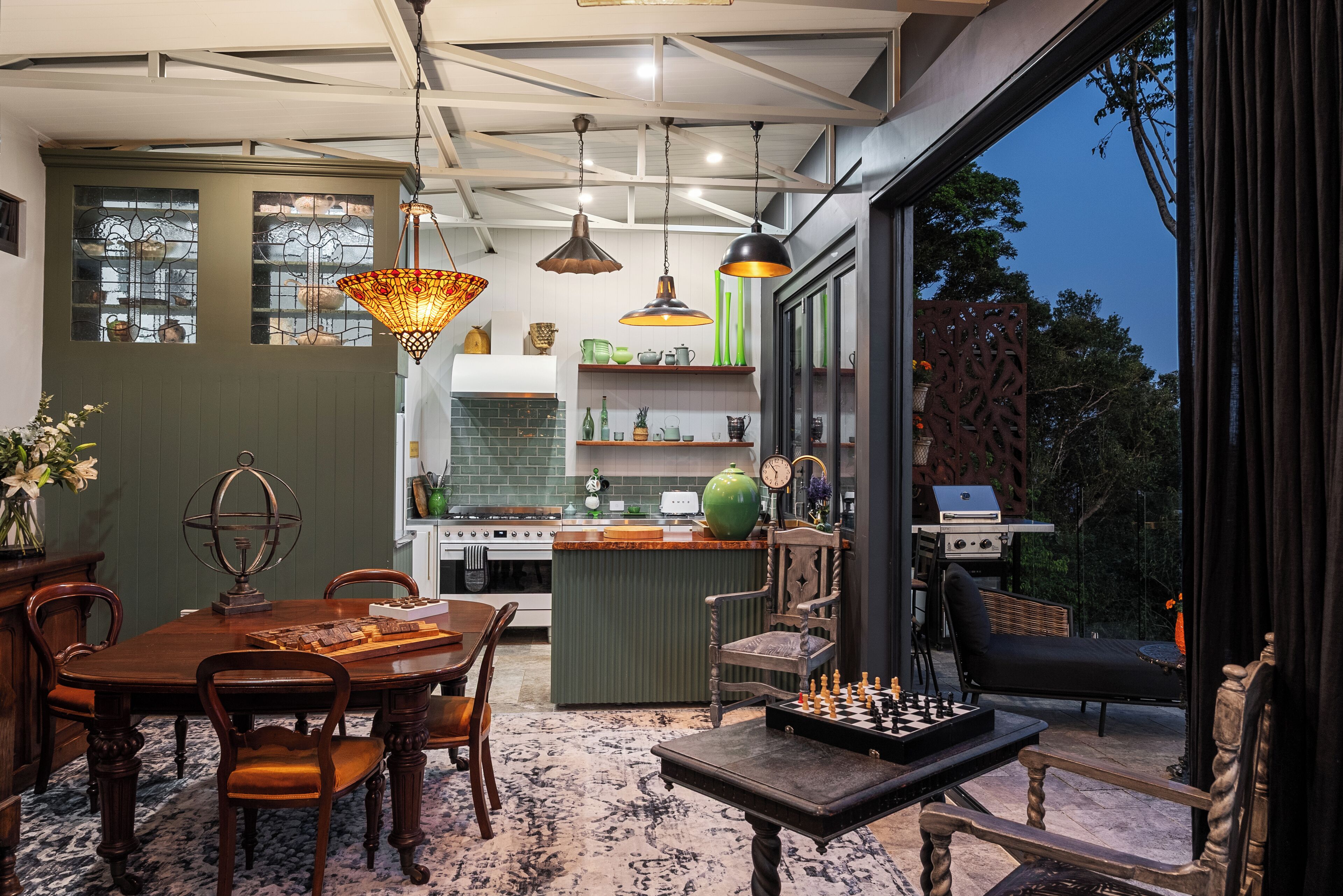 Cabin, 1 Bedroom, Smoking, Balcony | Dining room