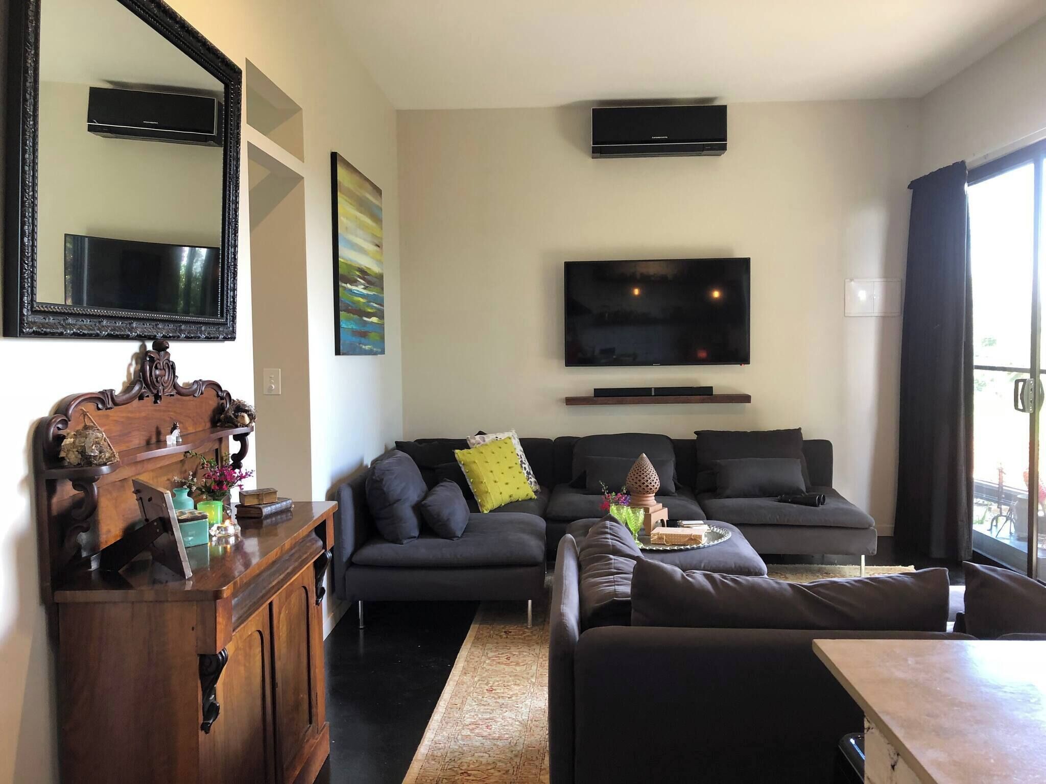 Kabin, 1 kamar tidur, Boleh Merokok, balkon | Ruang keluarga