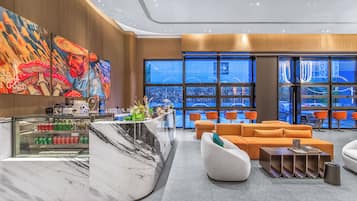 Sala de estar en el lobby