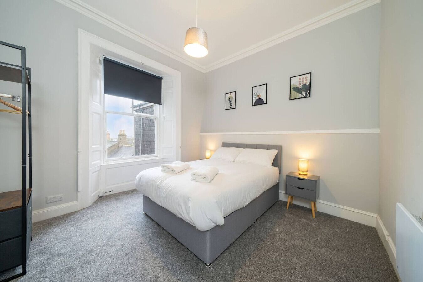 2 bedrooms, desk, iron/ironing board, travel cot