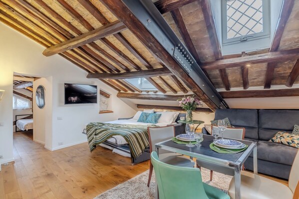 1 chambre, fer et planche à repasser, Wi-Fi, draps fournis