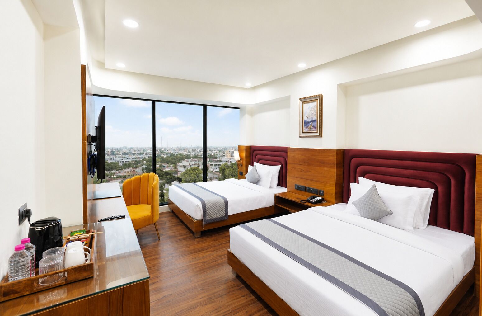 Twin Room, City View