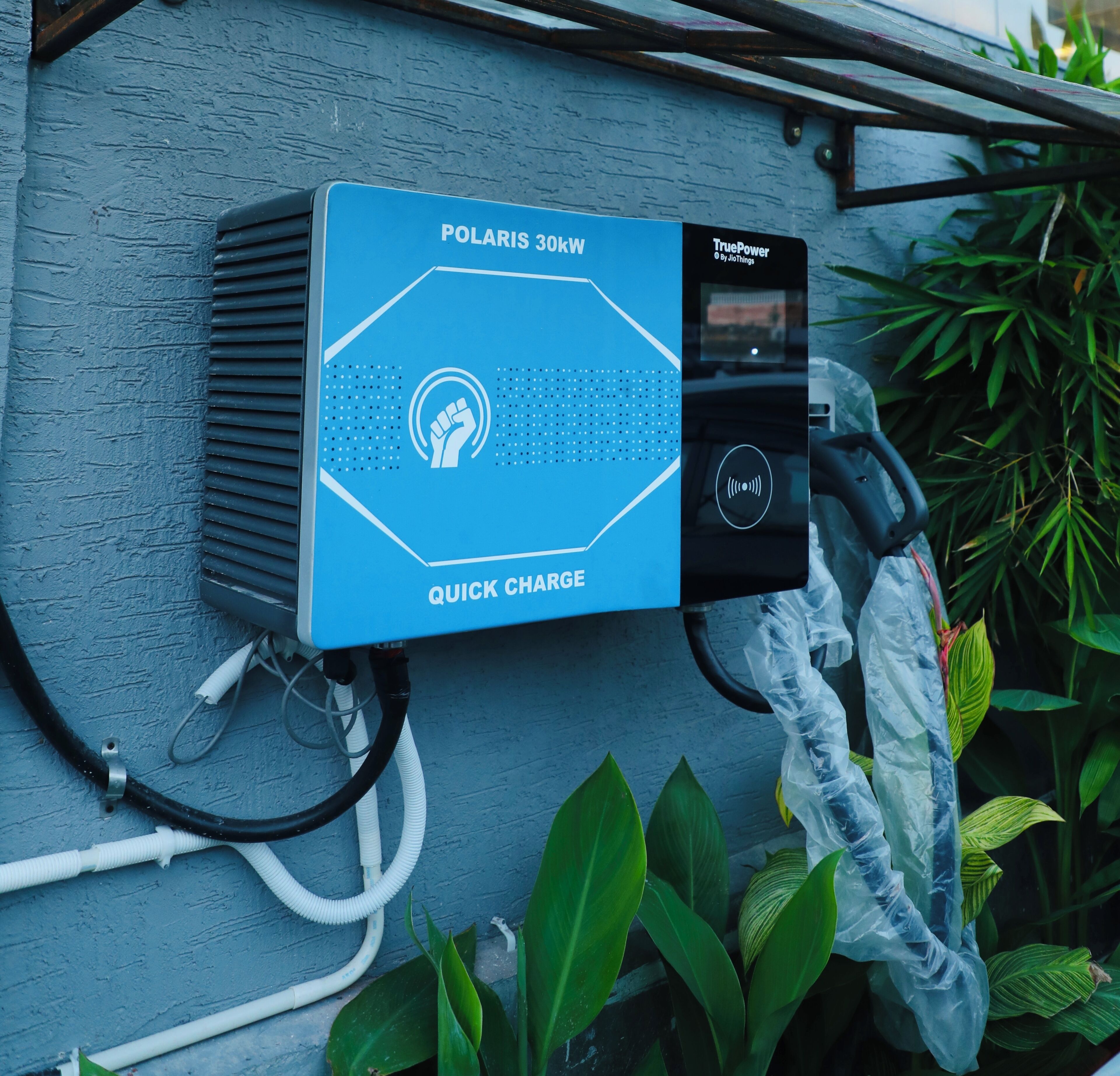 Electric vehicle-charging station