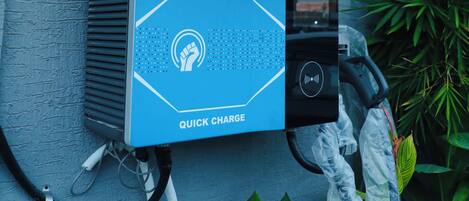 Electric vehicle-charging station