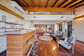 Interior - Caloundra Retro Beach House in Front of Ocean (Caloundra Region)