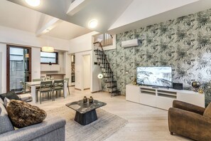 Living area - The Loft Trastevere (Rome)