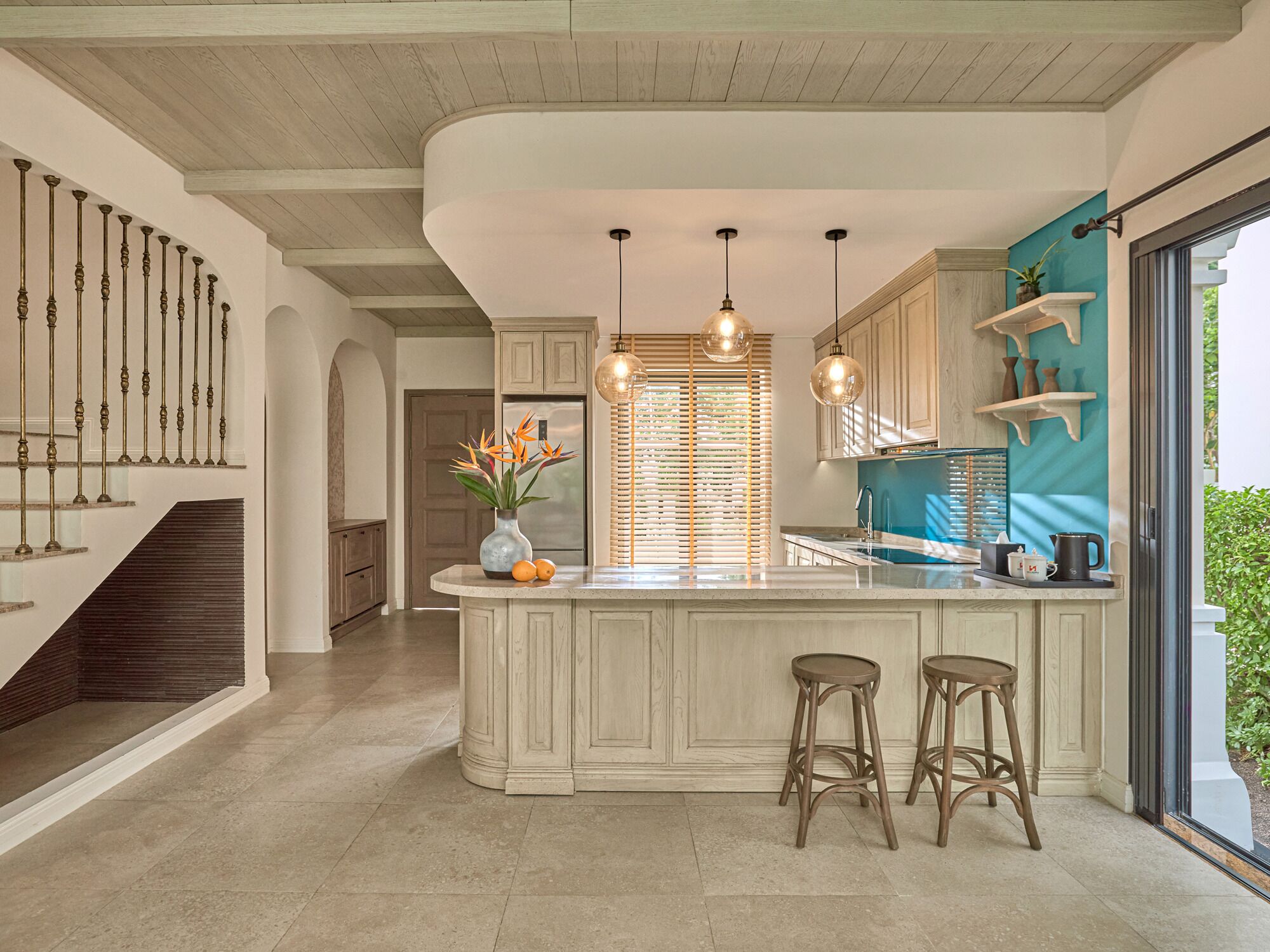 Villa, 2 Bedrooms, Garden View | Private kitchen | Fridge, microwave, coffee/tea maker, electric kettle