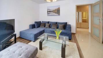 Apartment | 1 Schlafzimmer, Bügeleisen/Bügelbrett, kostenloses WLAN, Bettwäsche