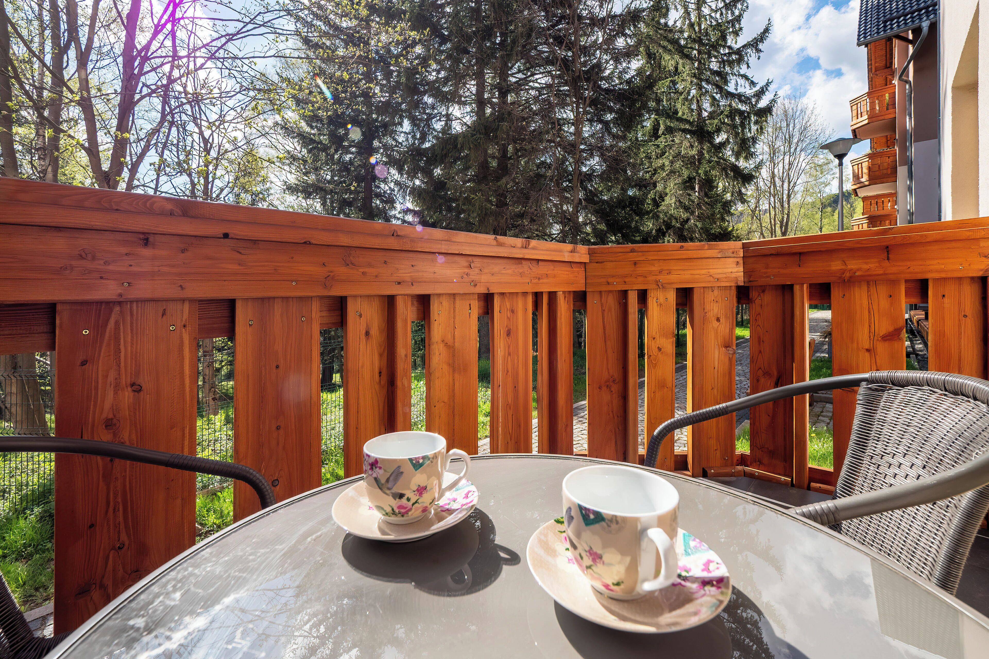 Klassiek appartement | Balkon