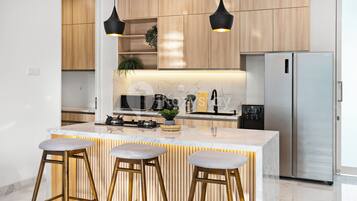 Familievilla - 3 soveværelser | Privat køkken