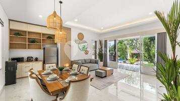 Familievilla, hageutsikt | Spisestue